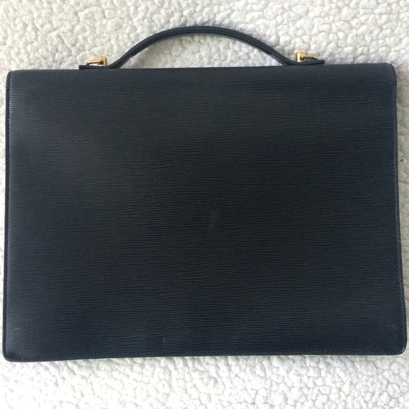 Louis Vuitton Black Epi Leather Serviette Conseiller Briefcase Bag - Picture 7 of 16